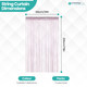 String Curtain Panel - Pink